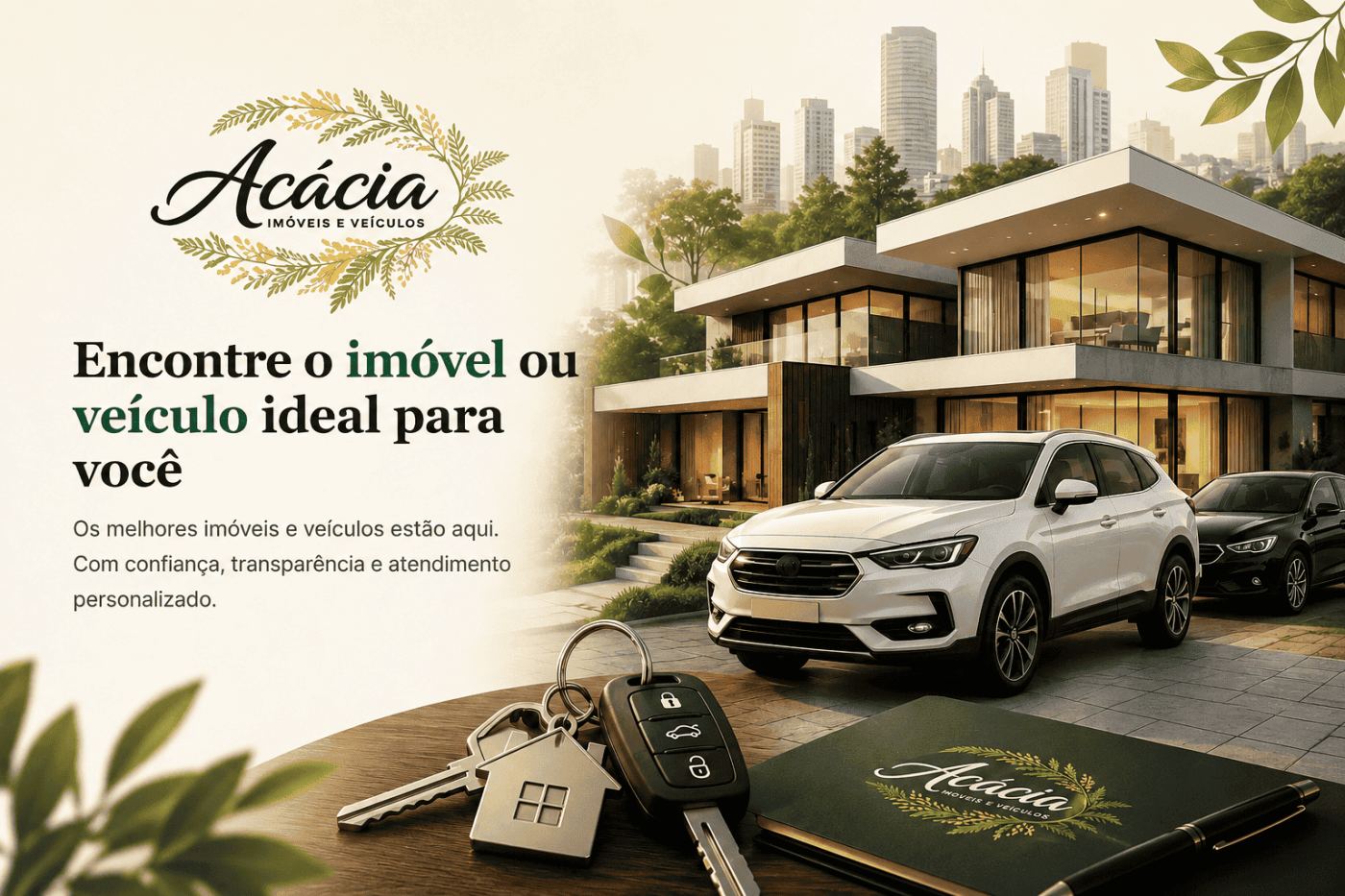 Sobre Acácia Negócios Imobiliários e Veiculos